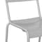 Flash Furniture Silver All-Weather Armless Steel Dining Chair, 4PK 4-XU-CH-10318-SIL-GG - alternate 7
